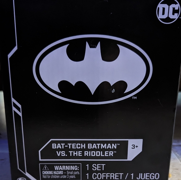 DC Spin Master Bat-Tech Batman Vs. The Riddler Sealed 2 Pack Blind Figurines - Picture 2 of 2